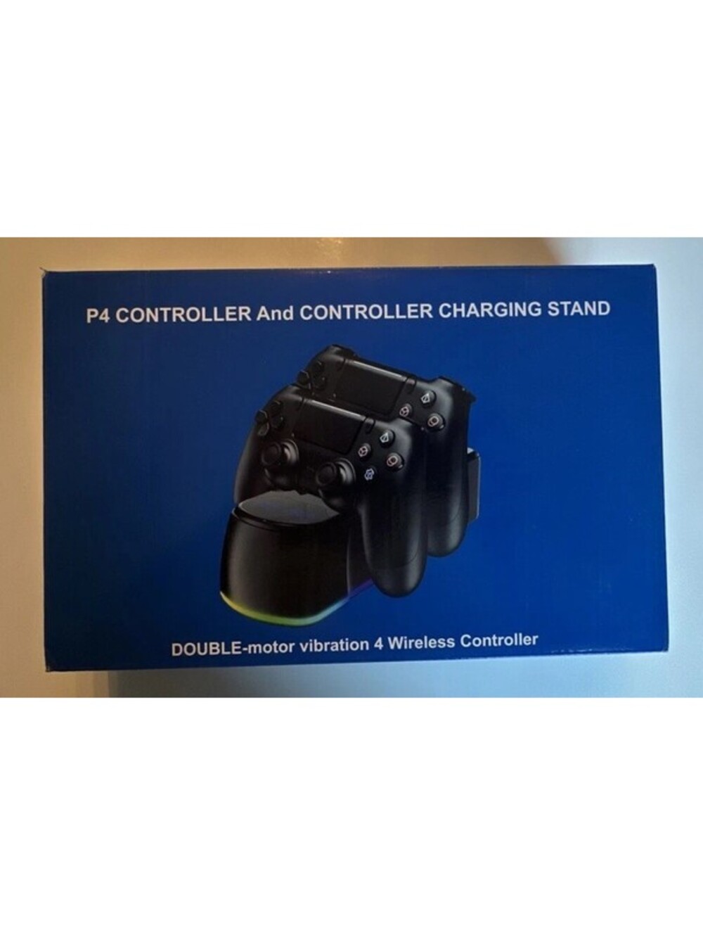 2  PS4 Controllers  and Controller Charging Stand - Black